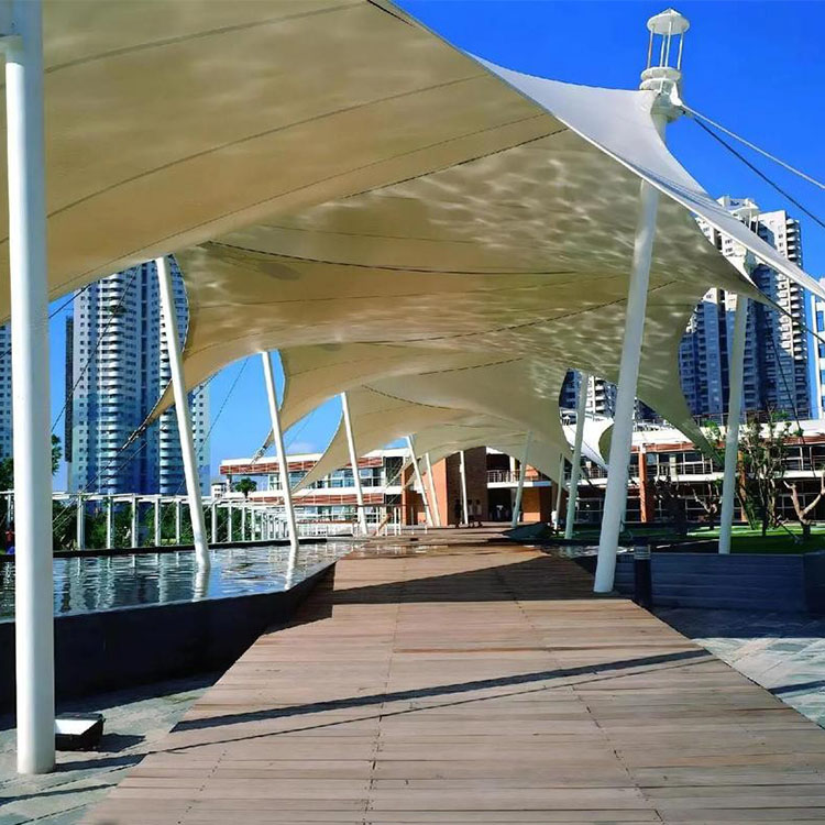 梅河口市膜结构景观棚