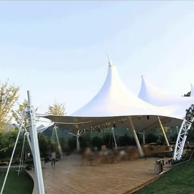 梅河口市膜结构景观棚