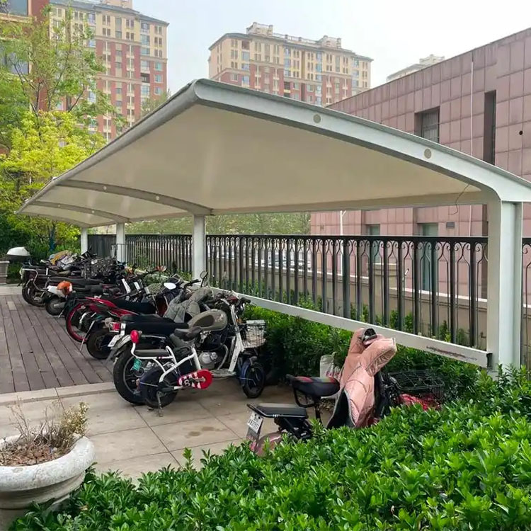 梅河口市膜结构电动车棚